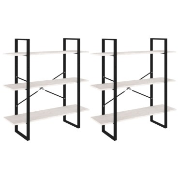 vidaXL Ψηλό Ντουλάπι Λευκό 100x30x210cm από Μασίφ Ξύλο Πεύκου 1 τεμ.