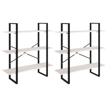 vidaXL Ψηλό Ντουλάπι Λευκό 100x30x210cm από Μασίφ Ξύλο Πεύκου 1 τεμ.