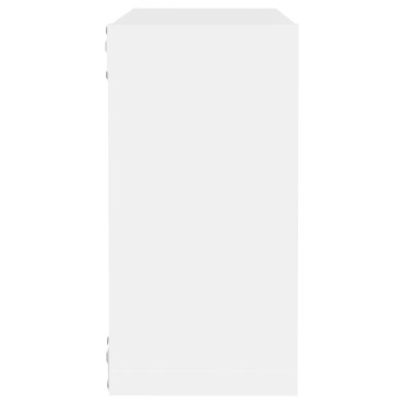 vidaXL Ράφια Κύβοι Τοίχου 6 τεμ. Λευκά 30x15x30cm