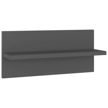 vidaXL Ραφιέρες Τοίχου 4 τεμ. Γκρι 40x11,5x18cm από Επεξ. Ξύλο