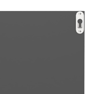 vidaXL Ραφιέρες Τοίχου 4 τεμ. Γκρι 40x11,5x18cm από Επεξ. Ξύλο