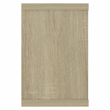 vidaXL Ράφια Κύβοι Τοίχου 2 τεμ. Sonoma Δρυς 60x15x23cm Επεξ. Ξύλο