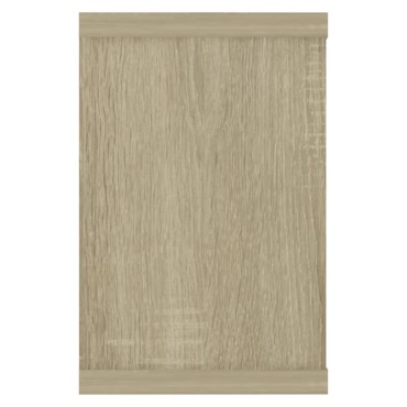 vidaXL Ράφια Κύβοι Τοίχου 4 τεμ. Sonoma Δρυς 60x15x23cm Επεξ. Ξύλο