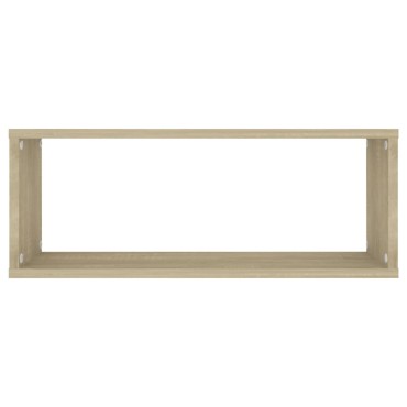 vidaXL Ράφια Κύβοι Τοίχου 6 τεμ. Sonoma Δρυς 60x15x23cm Επεξ. Ξύλο