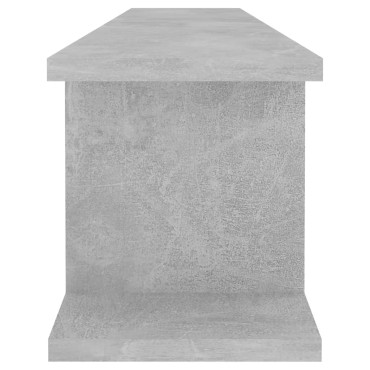 vidaXL Ραφιέρες Τοίχου 2 τεμ. Γκρι Σκυρ. 105x18x20cm Μοριοσανίδα