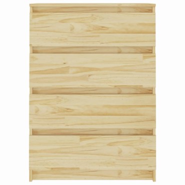 vidaXL Συρταριέρα 60x36x84cm από Μασίφ Ξύλο Πεύκου 1 τεμ.