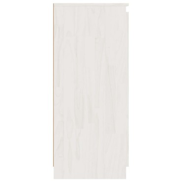 vidaXL Ντουλάπι Λευκό 60x36x84cm από Μασίφ Ξύλο Πεύκου 1 τεμ.