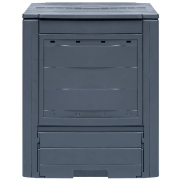 vidaXL Κομποστοποιητές Κήπου 3 τεμ. Γκρι 60 x 60 x 73 εκ. 780 Λίτρα