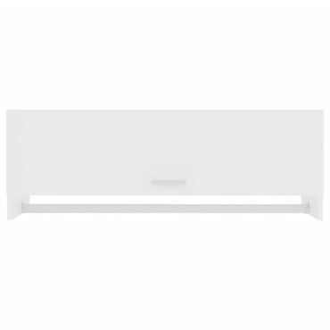 vidaXL Ντουλάπα Λευκή 100x32,5x35cm από Επεξ. Ξύλο 1 τεμ.