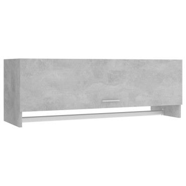 vidaXL Ντουλάπα Γκρι Σκυροδέματος 100x32,5x35cm από Επεξ. Ξύλο 1 τεμ.