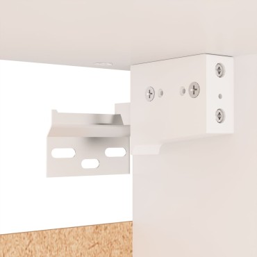 vidaXL Ντουλάπα Λευκή 70x32,5x35cm από Επεξ. Ξύλο 1 τεμ.