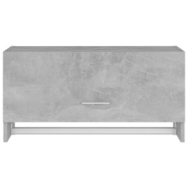 vidaXL Ντουλάπα Γκρι Σκυροδέματος 70x32,5x35cm από Επεξ. Ξύλο 1 τεμ.