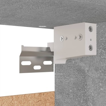 vidaXL Ντουλάπα Γκρι Σκυροδέματος 70x32,5x35cm από Επεξ. Ξύλο 1 τεμ.