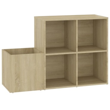 vidaXL Παπουτσοθήκη Χολ Sonoma Δρυς 105x35,5x70cm από Επεξ. Ξύλο
