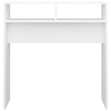 vidaXL Τραπεζάκι Κονσόλα Λευκό 78x30x80cm από Επεξ. Ξύλο 1 τεμ.