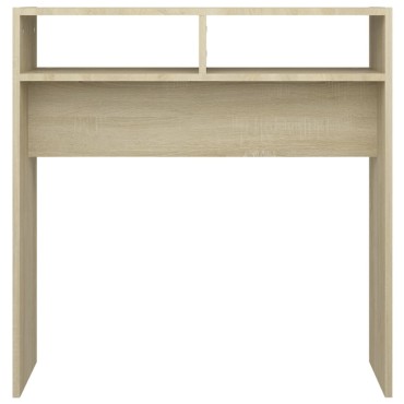 vidaXL Τραπεζάκι Κονσόλα Sonoma Δρυς 78x30x80cm από Επεξ. Ξύλο 1 τεμ.