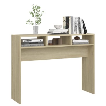 vidaXL Τραπεζάκι Κονσόλα Sonoma Δρυς 105x30x80cm από Επεξ. Ξύλο 1 τεμ.