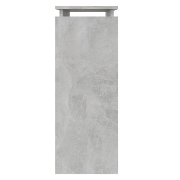 vidaXL Τραπεζάκι Κονσόλα Γκρι Σκυρ. 80x30x80cm από Επεξ. Ξύλο 1 τεμ.