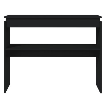 vidaXL Τραπεζάκι Κονσόλα Μαύρο 102x30x800cm από Επεξ. Ξύλο 1 τεμ.
