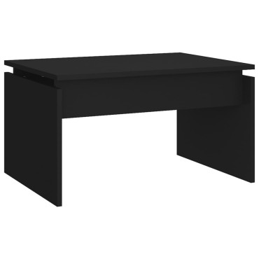 vidaXL Τραπεζάκι Σαλονιού Μαύρο 68x50x38cm από Επεξ. Ξύλο 1 τεμ.