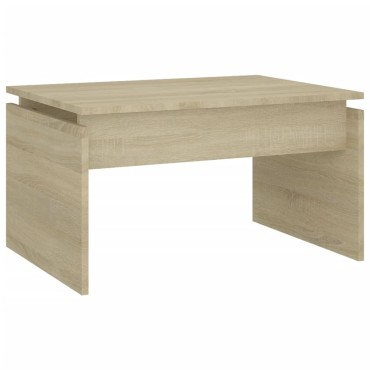 vidaXL Τραπεζάκι Σαλονιού Sonoma Δρυς 68x50x38cm από Επεξ. Ξύλο 1 τεμ.