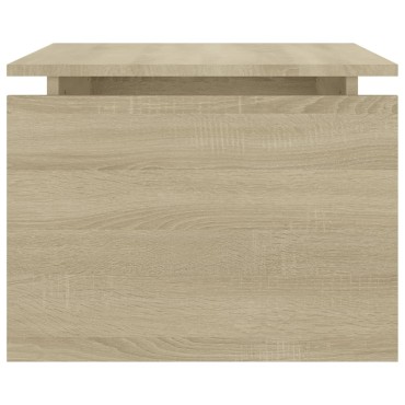 vidaXL Τραπεζάκι Σαλονιού Sonoma Δρυς 68x50x38cm από Επεξ. Ξύλο 1 τεμ.