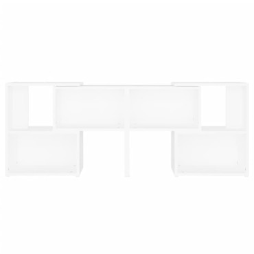 vidaXL Έπιπλο Τηλεόρασης Λευκό 104x30x52cm από Επεξ. Ξύλο