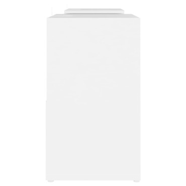 vidaXL Έπιπλο Τηλεόρασης Λευκό 104x30x52cm από Επεξ. Ξύλο
