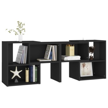 vidaXL Έπιπλο Τηλεόρασης Μαύρο 104x30x52cm από Επεξ. Ξύλο