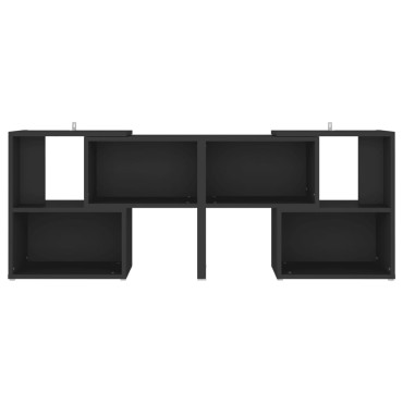 vidaXL Έπιπλο Τηλεόρασης Μαύρο 104x30x52cm από Επεξ. Ξύλο