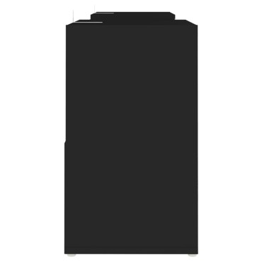 vidaXL Έπιπλο Τηλεόρασης Μαύρο 104x30x52cm από Επεξ. Ξύλο
