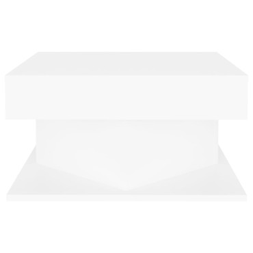 vidaXL Τραπεζάκι Σαλονιού Λευκό 57x57x30cm από Επεξ. Ξύλο 1 τεμ.