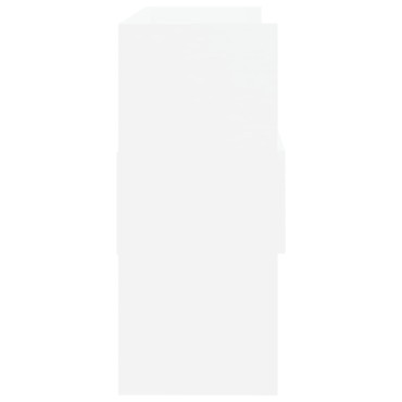 vidaXL Μπουφές Λευκός 105x30x70cm από Επεξ. Ξύλο 1 τεμ.