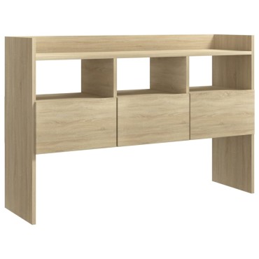 vidaXL Μπουφές Sonoma Δρυς 105x30x70cm από Επεξ. Ξύλο 1 τεμ.