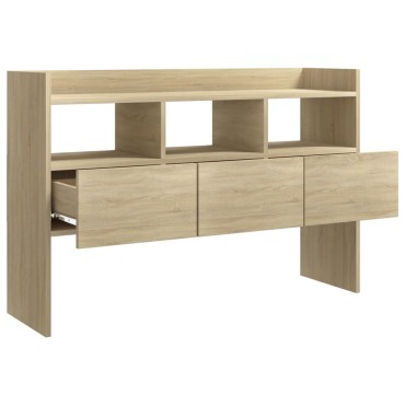 vidaXL Μπουφές Sonoma Δρυς 105x30x70cm από Επεξ. Ξύλο 1 τεμ.