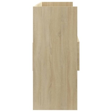 vidaXL Μπουφές Sonoma Δρυς 105x30x70cm από Επεξ. Ξύλο 1 τεμ.