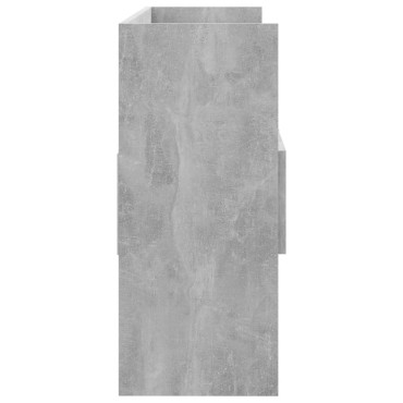 vidaXL Μπουφές Γκρι Σκυροδέματος 105x30x70cm από Επεξ. Ξύλο 1 τεμ.