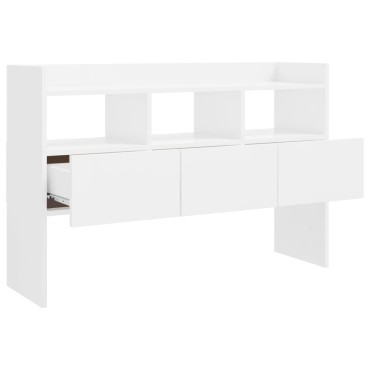 vidaXL Μπουφές Γυαλιστερό Λευκό 105x30x70cm από Επεξ. Ξύλο 1 τεμ.
