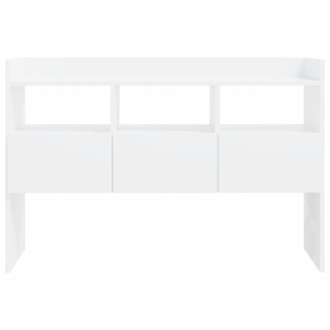 vidaXL Μπουφές Γυαλιστερό Λευκό 105x30x70cm από Επεξ. Ξύλο 1 τεμ.