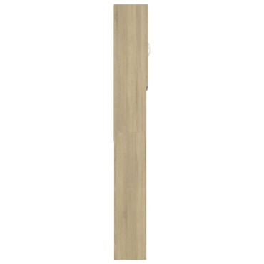 vidaXL Ντουλάπι Πλυντηρίου Sonoma Δρυς 64 x 25,5 x 190 εκ.