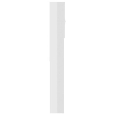 vidaXL Ντουλάπι Πλυντηρίου Γυαλιστερό Λευκό 64 x 25,5 x 190 εκ.