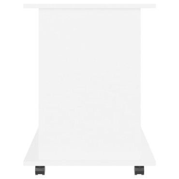 vidaXL Ντουλάπι Τροχήλατο Λευκό 60x45x60cm από Επεξ. Ξύλο 1 τεμ.