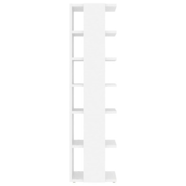 vidaXL Παπουτσοθήκη Λευκή 27,5x27x102cm από Επεξεργασμένο Ξύλο
