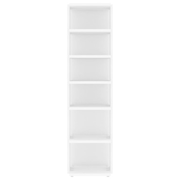 vidaXL Παπουτσοθήκες 2 τεμ. Λευκές 27,5x27x102cm Επεξεργασμένο Ξύλο