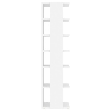 vidaXL Παπουτσοθήκες 2 τεμ. Λευκές 27,5x27x102cm Επεξεργασμένο Ξύλο