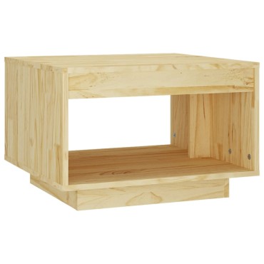 vidaXL Τραπεζάκι Σαλονιού 50x50x33,5cm από Μασίφ Ξύλο Πεύκου 1 τεμ.