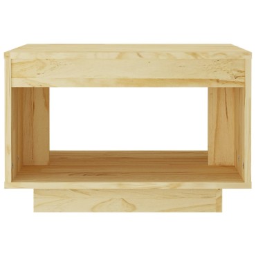 vidaXL Τραπεζάκι Σαλονιού 50x50x33,5cm από Μασίφ Ξύλο Πεύκου 1 τεμ.