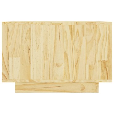 vidaXL Τραπεζάκι Σαλονιού 50x50x33,5cm από Μασίφ Ξύλο Πεύκου 1 τεμ.
