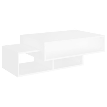 vidaXL Τραπεζάκι Σαλονιού Λευκό 105x55x32cm από Επεξ. Ξύλο 1 τεμ.