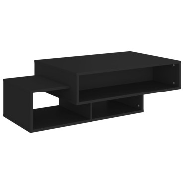 vidaXL Τραπεζάκι Σαλονιού Μαύρο 105x55x32cm από Επεξ. Ξύλο 1 τεμ.